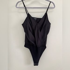 SM Black Express bodysuit. Adjustable Spaghetti straps, camisole top